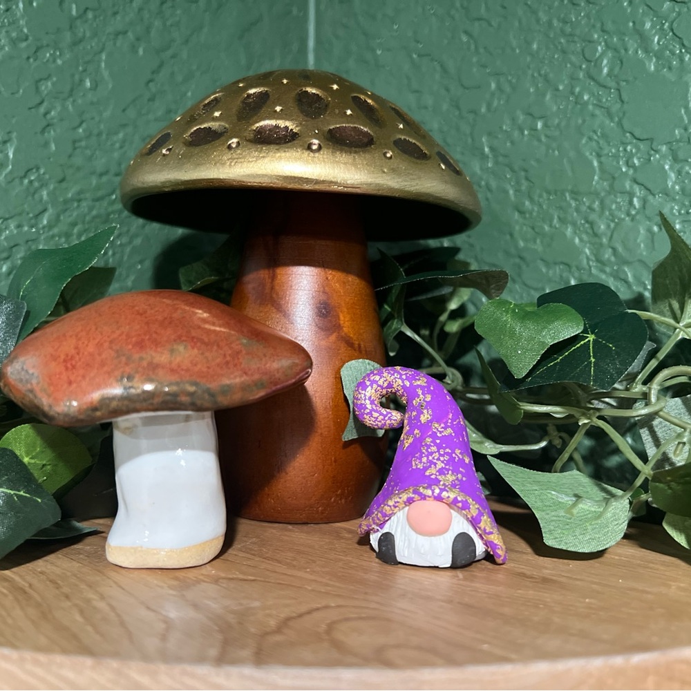 Handcrafted Polymer Clay Gnomes